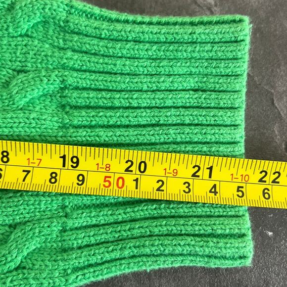 Polo Ralph Lauren 100% Cotton XL (20 Teen) Green Knit Sweater Pullover - Picture 6 of 6